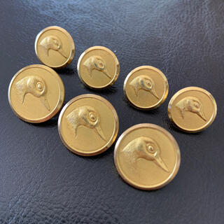 ジェイプレス(J.PRESS)のジェイプレス メタル金ボタン 鴨レリーフ 7個セット レア(テーラードジャケット)