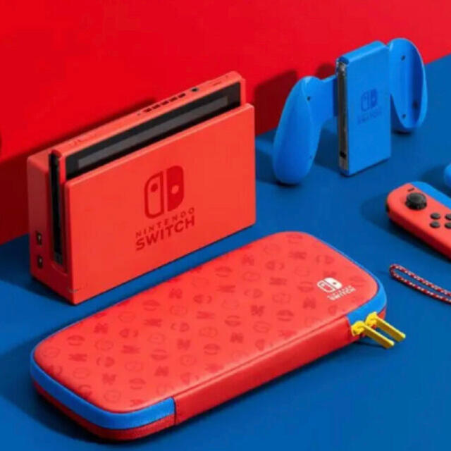 Switch本体Nintendo Switch マリオレッド×ブルーセット　新品未開封