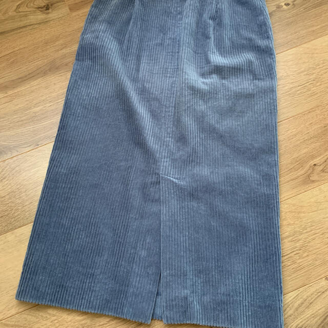 Ron Herman(ロンハーマン)のebure コーデュロイスカート（blue） レディースのスカート(ロングスカート)の商品写真