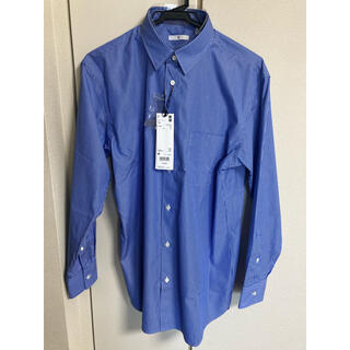 ユニクロ(UNIQLO)の＋J スーピマコットン レギュラーフィットシャツ ストライプ（長袖）(シャツ)