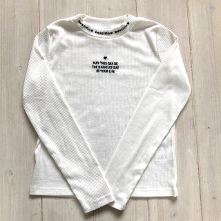 シマムラ(しまむら)のキッズ　カットソー　白(Tシャツ/カットソー)