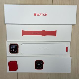 アップル(Apple)のApple Watch Series6 RED 44mm セルラー　Used(その他)