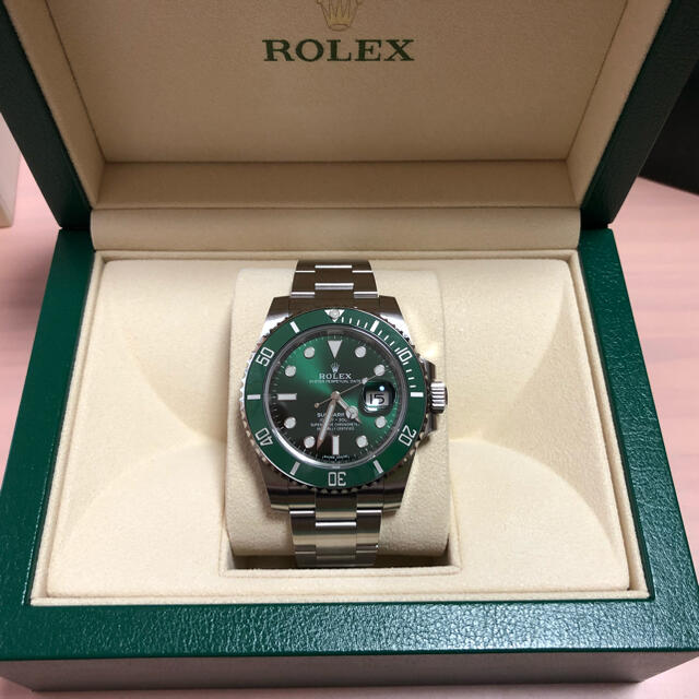 ROLEX(ロレックス)のロレックス サブマリーナデイト 116610LV(グリーン)① メンズの時計(腕時計(アナログ))の商品写真