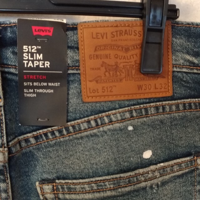 Levi's(リーバイス)の新品未使用　みーくん専用　リーバイス　512 スリム　テーパード　W30 メンズのパンツ(デニム/ジーンズ)の商品写真