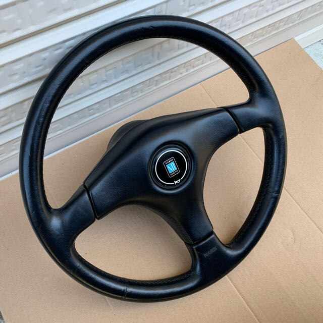 NARDI ナルディ 本革ステアリング ハンドル 37パイ GC8インプWRX