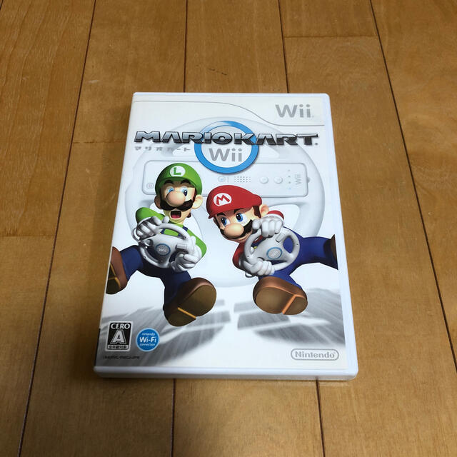 Wii(ウィー)のwii マリオカート エンタメ/ホビーのゲームソフト/ゲーム機本体(家庭用ゲームソフト)の商品写真