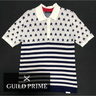ギルドプライム(GUILD PRIME)のguild prime ギルドプライム 半袖スター&ボーダーポロシャツ(ポロシャツ)