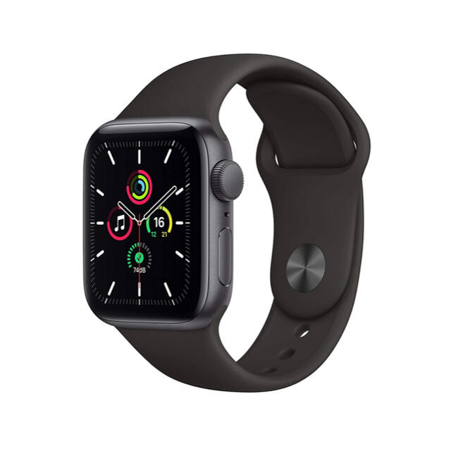 Apple Watch(アップルウォッチ)の幸せな日様専用AppleWatchSE(GPS40mmスペースグレイ　新品未使用 メンズの時計(腕時計(デジタル))の商品写真