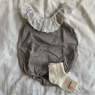 キャラメルベビー&チャイルド(Caramel baby&child )のtocoto vintage ロンパース(ロンパース)