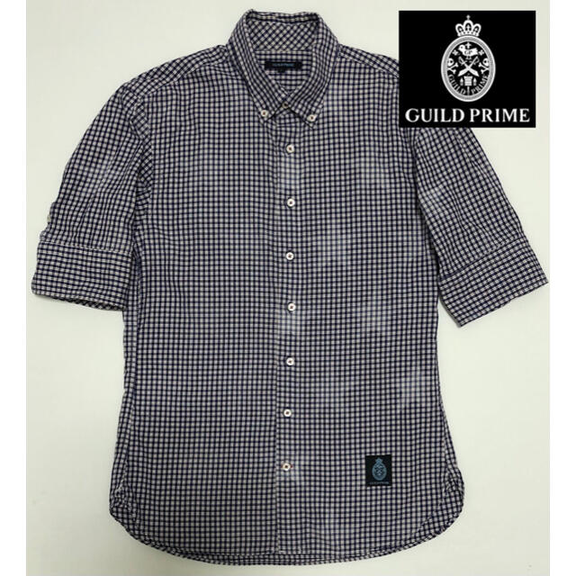 GUILD PRIME(ギルドプライム)のguild prime ギルドプライム チェック スター 半袖シャツ  メンズのトップス(シャツ)の商品写真