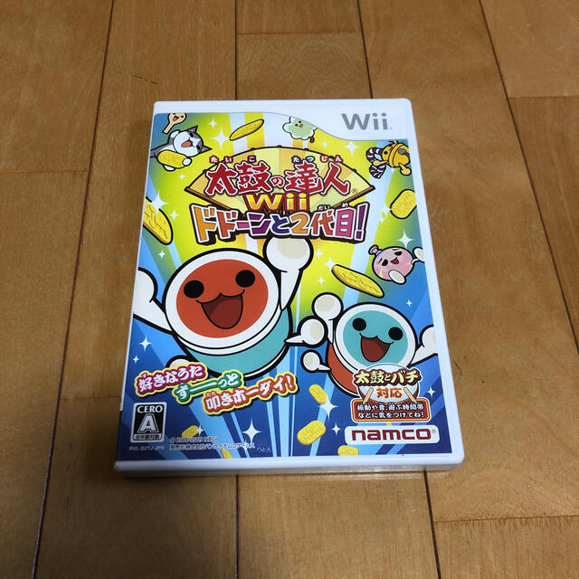 Wii(ウィー)の太鼓の達人Wii ドドーンと2代目！ Wii エンタメ/ホビーのゲームソフト/ゲーム機本体(家庭用ゲームソフト)の商品写真