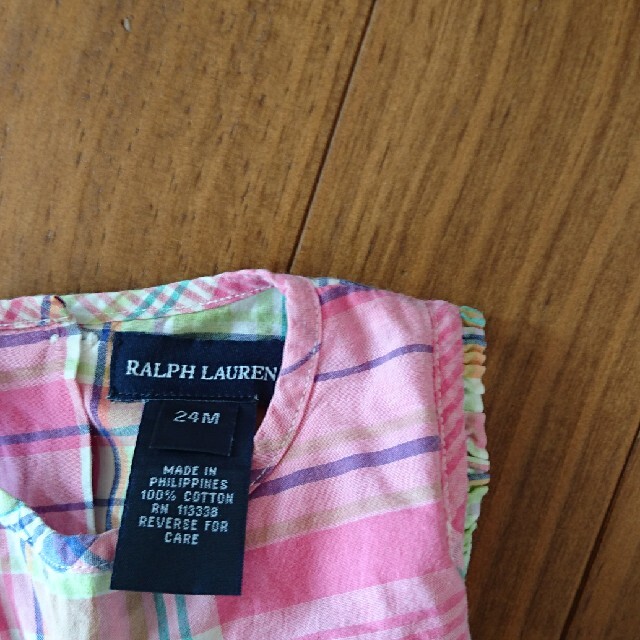 Ralph Lauren(ラルフローレン)のラルフローレン キッズ 24M 上下セット キッズ/ベビー/マタニティのキッズ服女の子用(90cm~)(Tシャツ/カットソー)の商品写真