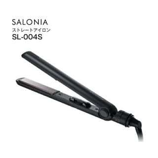 【耐熱ポーチ付き】SALONIA  ストレートヘアアイロン(ヘアアイロン)