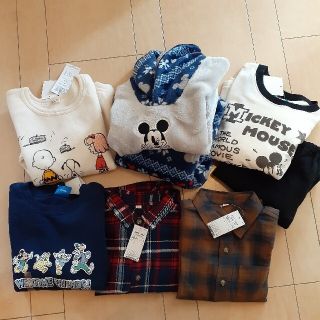 ディズニー(Disney)の新品★男の子服&パジャマ+新品肌着おまけ(Tシャツ/カットソー)