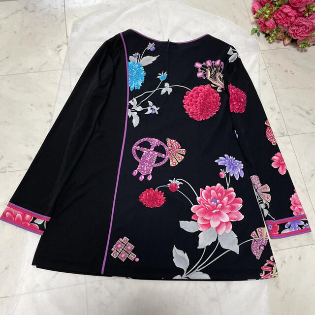 美品】LEONARD カンカン チュニック 42 美品】LEONARD カンカン チュニック 42