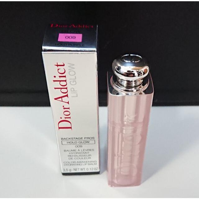 Dior(ディオール)の8108 未使用 Dior アディクトリップグロウ ホロパープル 009 コスメ/美容のベースメイク/化粧品(口紅)の商品写真