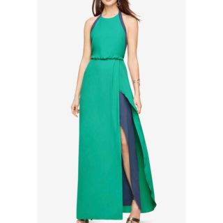 ビーシービージーマックスアズリア(BCBGMAXAZRIA)のBCBG MAXAZRIA ホルターネックドレス(ロングドレス)