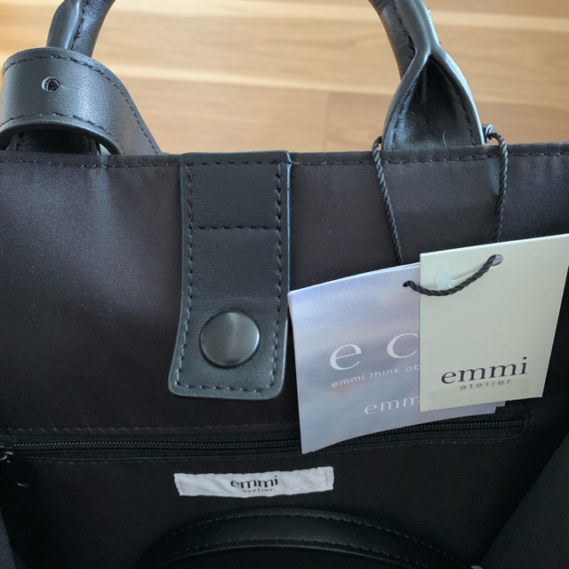 YUKIさま 新品emmi ecoポリバッグ トート ブラック