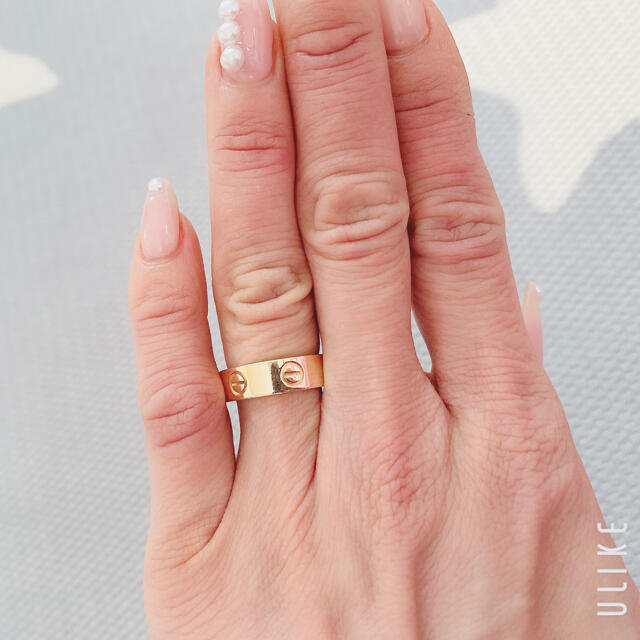 カルティエ ミニラブリング♡美品♡#51 イエローゴールド - アクセサリー カルティエ ミニラブリング♡美品♡#51 イエローゴールド - アクセサリー