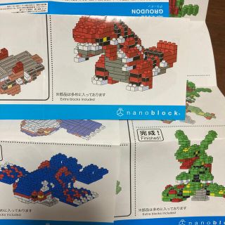 ポケモン(ポケモン)のポケモンナノブロック組み立て説明書(模型/プラモデル)