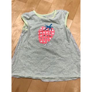 マルーク(maarook)のまま様専用☆maarook☆いちご柄タンクトップチュニック120cm(Tシャツ/カットソー)