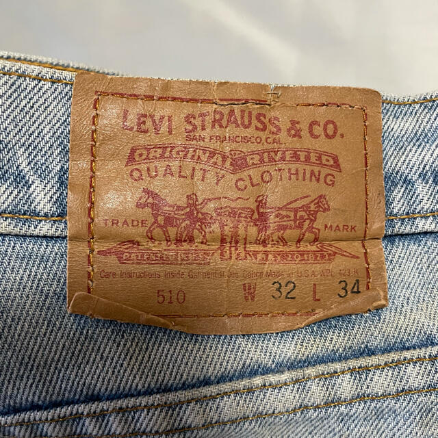 Levi's(リーバイス)のLevi‘s/リーバイス デニムパンツ 510 W32 L34 USA製 メンズのパンツ(デニム/ジーンズ)の商品写真