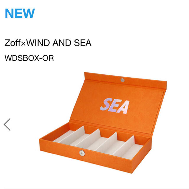 SEA(シー)の即日発送　Zoff×WIND AND SEA ケース メンズのファッション小物(サングラス/メガネ)の商品写真