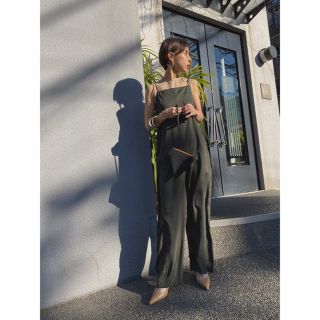 アメリヴィンテージ(Ameri VINTAGE)のAMERI MEDI SIDE FENCE ROMPERS(オールインワン)