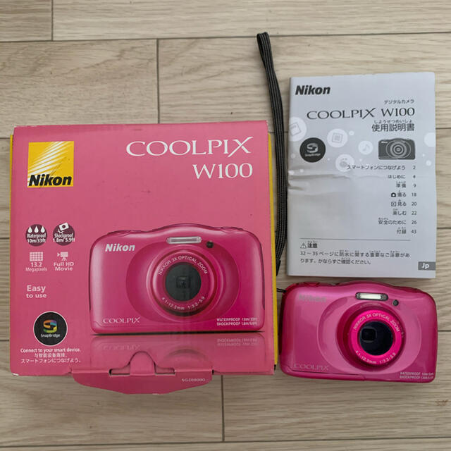 【お気に入り】 Nikon COOLPIX w100 動作確認済み コンパクトデジタルカメラ
