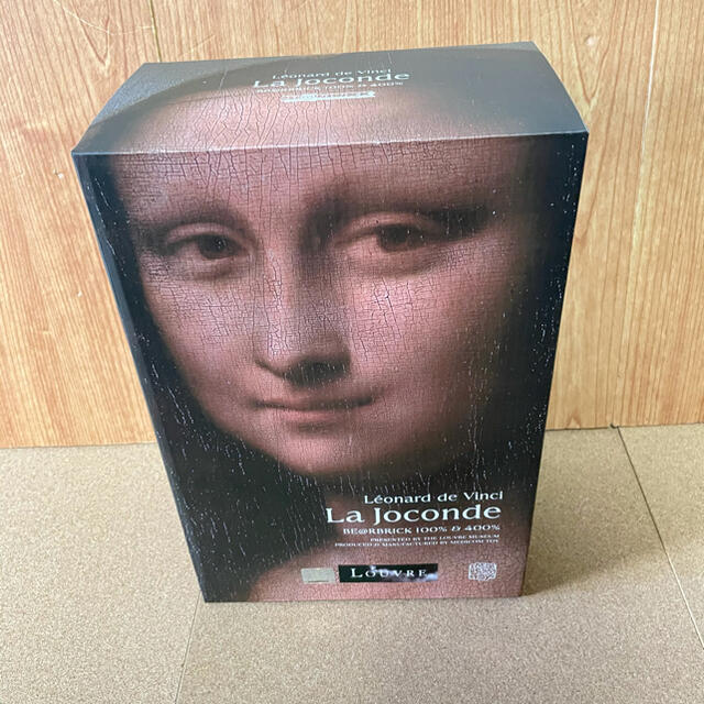 MEDICOM TOY(メディコムトイ)のBE@RBRICK LEONARD DE VINCI Mona Lisa 400 ハンドメイドのおもちゃ(フィギュア)の商品写真