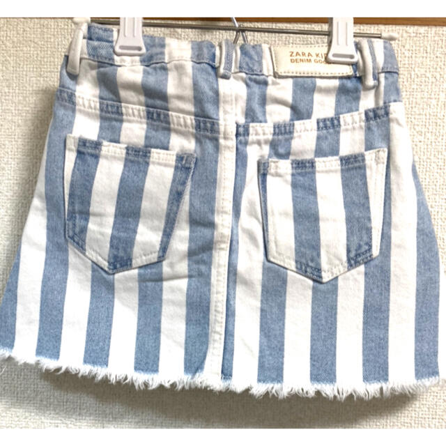 ZARA(ザラ)のZARAキッズ♡デニムスカート　 キッズ/ベビー/マタニティのキッズ服女の子用(90cm~)(スカート)の商品写真