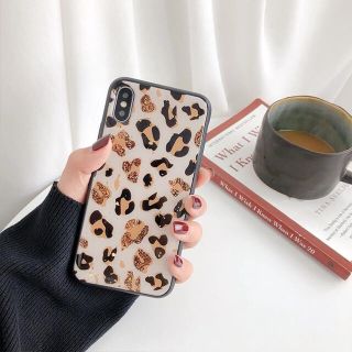 ヒョウ柄iPhoneケース　X R(iPhoneケース)