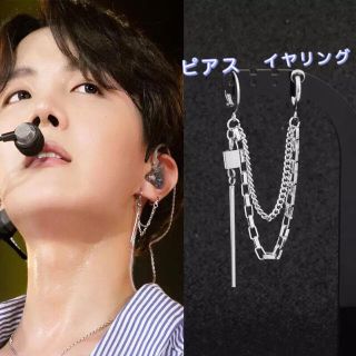 韓国　チェーンピアス　防弾少年団　BTS ジミン(ピアス(片耳用))