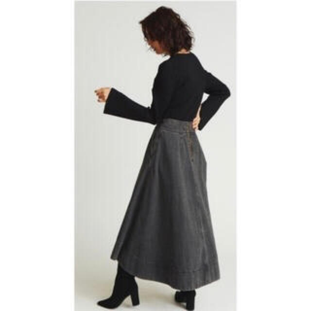 Mila Owen(ミラオーウェン)の未使用 ミラオーウェン グレーデニムスカート♡ レディースのスカート(ロングスカート)の商品写真