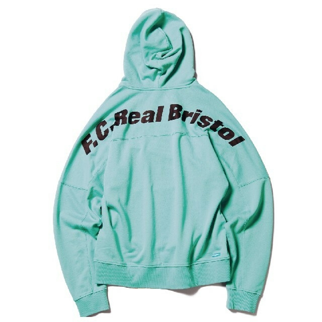 F.C.Real Bristol EMBLEM HOODIE L ライト ブルー