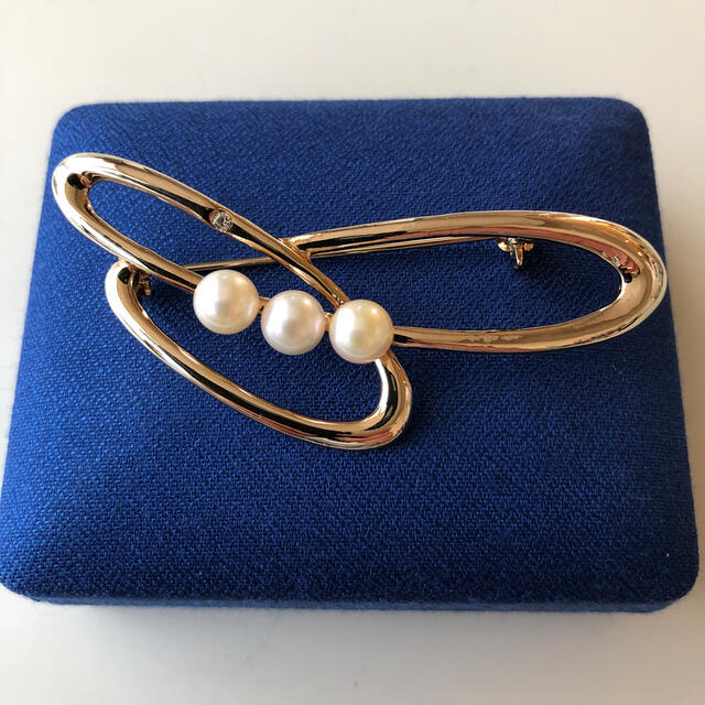 MIKIMOTO - ミキモト真珠島 パールブローチ ゴールドの通販 by ペコ's MIKIMOTO - ミキモト真珠島 パールブローチ ゴールドの通販 by ペコ's