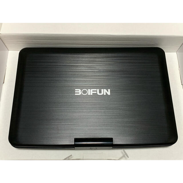 BOIFUN ポータブル　DVDプレーヤー　BFN-161 黒　15.6インチ スマホ/家電/カメラのテレビ/映像機器(DVDプレーヤー)の商品写真