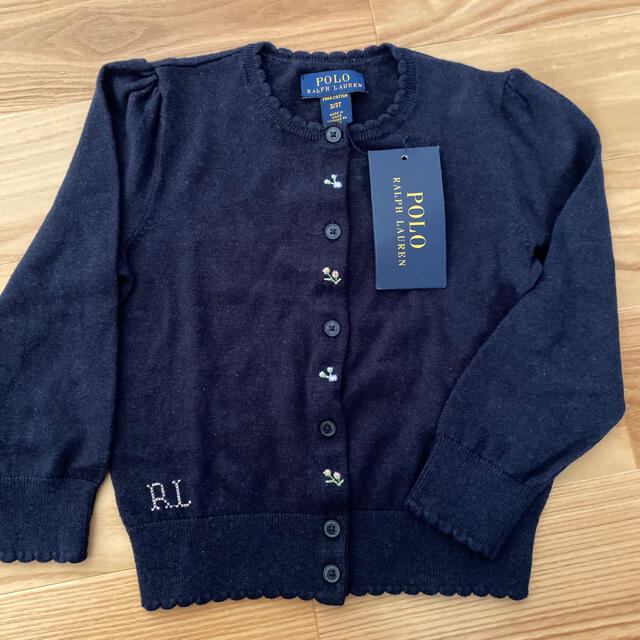 POLO RALPH LAUREN(ポロラルフローレン)のラルフローレン　カーディガン　新品 キッズ/ベビー/マタニティのキッズ服女の子用(90cm~)(カーディガン)の商品写真