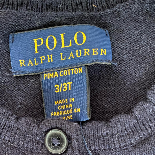 POLO RALPH LAUREN(ポロラルフローレン)のラルフローレン　カーディガン　新品 キッズ/ベビー/マタニティのキッズ服女の子用(90cm~)(カーディガン)の商品写真
