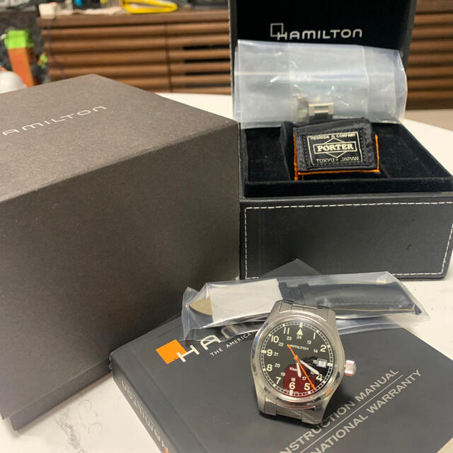 Hamilton - HAMILTON×PORTER/KHAKI/吉田カバン77周年記念モデル Hamilton - HAMILTON×PORTER/KHAKI/吉田カバン77周年記念モデル