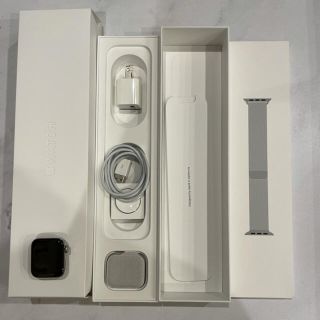 アップルウォッチ(Apple Watch)のアップルウォッチ　series5  ステンレス シルバー 40mm(腕時計(デジタル))