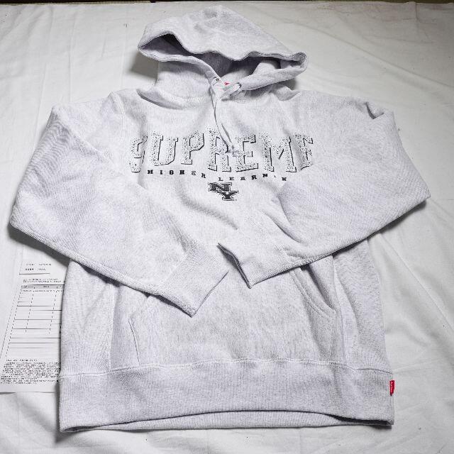 サイズ■supreme gems hooded sweatshirt　アッシュグレー