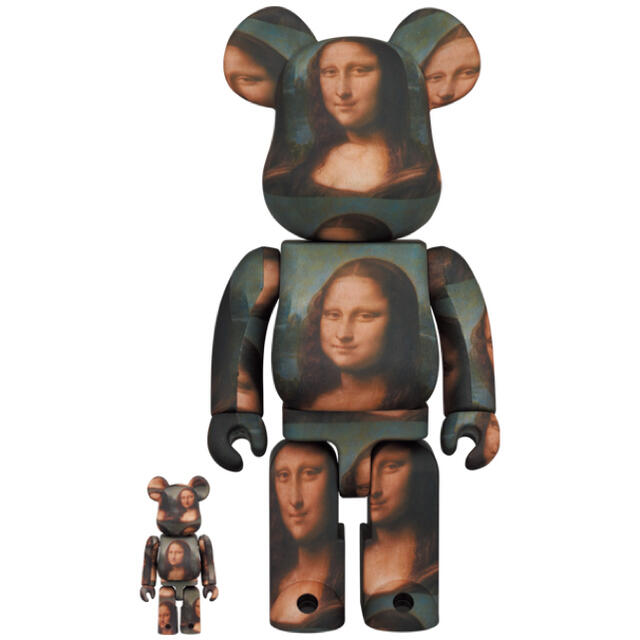 BE@RBRICK Mona Lisa モナリザ 100& 400％