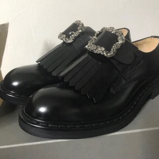 アレキサンダーマックイーン(Alexander McQueen)のAlexander McQueen バックル　フリンジシューズ(スニーカー)