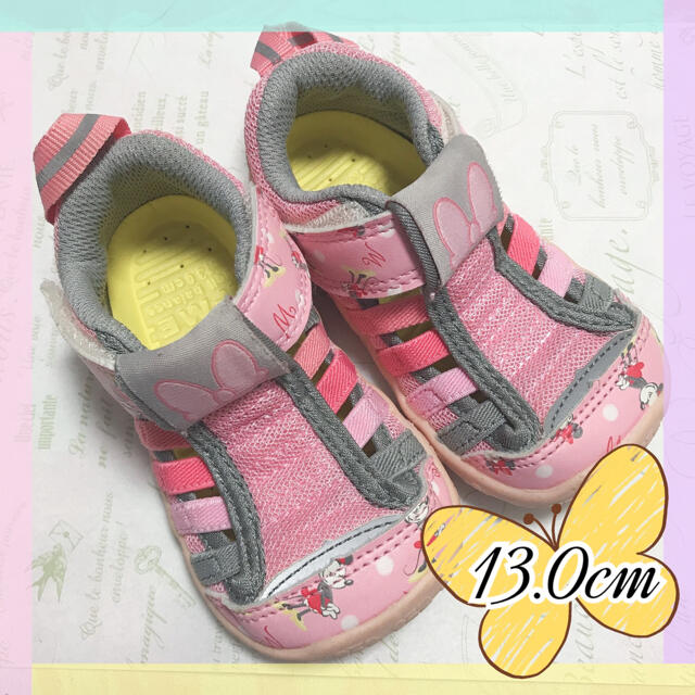 ✿ IFME ミニーちゃんが可愛いサンダルꕤ*.ﾟ キッズ/ベビー/マタニティのベビー靴/シューズ(~14cm)(サンダル)の商品写真