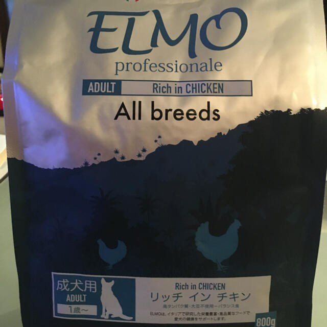 MELMO(メルモ)のELMOプロフェッショナル　リッチ&チキン　成犬用800g その他のペット用品(ペットフード)の商品写真