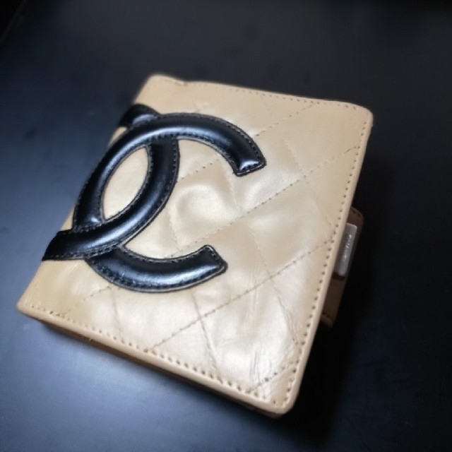 CHANEL(シャネル)の専用ページ♥　　　　CHANELカンボンライン折財布ベージュ⭐ レディースのファッション小物(財布)の商品写真