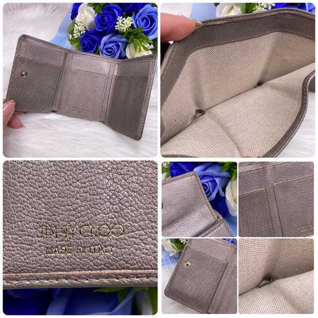 JIMMY CHOO(ジミーチュウ)の✨美品✨JIMMY CHOO ジミーチュウ ネモ ミニウォレット 三つ折財布 レディースのファッション小物(財布)の商品写真