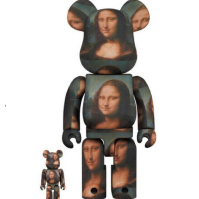 BE@RBRICK モナリザ　Mona Lisa 100% & 400%