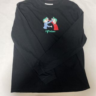 ビームス(BEAMS)のレフトアローン leftalone ロンT ブラック(Tシャツ/カットソー(七分/長袖))